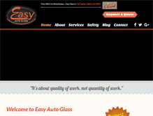 Tablet Screenshot of easyautoglass.ca